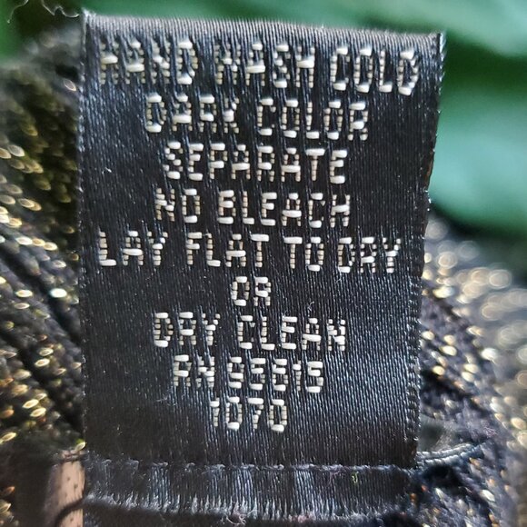 Vintage Raffaela silk and Lurex tank top - Picture 5 of 5